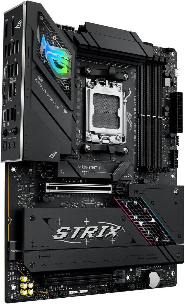 Alt view image 3 of 7 - ASUS ROG STRIX B850-F GAMING WIFI - Motherboard - ATX - Socket AM5 - AMD B850 Chipset - USB-C 3.2 Gen 2x2, USB-C 3.2 Gen