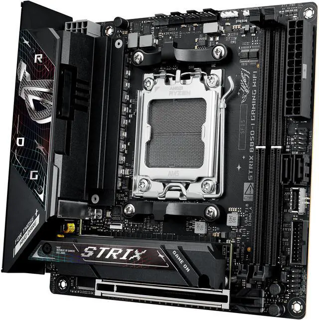 Alt view image 4 of 7 - ASUS ROG STRIX B850-I GAMING WIFI - Motherboard - mini ITX - Socket AM5 - AMD B850 Chipset - USB-C 3.2 Gen 2x2, USB-C 3.