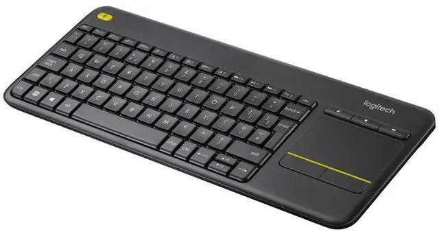 Alt view image 6 of 9 - Logitech K400 Plus Wireless Touch Keyboard - Italian Layout - Black