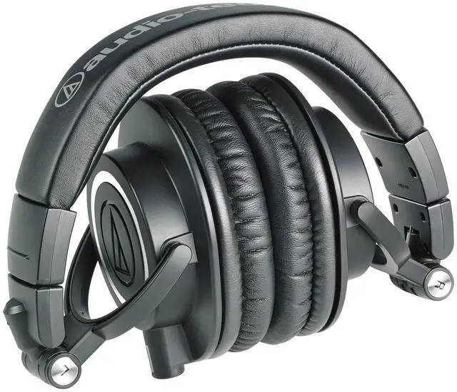 Alt view image 4 of 6 - Audio Technica ATH-M50x Monitor Headphones w/ 3 Interchangeable cables