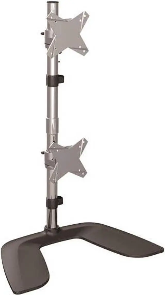 Alt view image 6 of 7 - StarTech Vertical Dual Monitor Stand For up to 27" VESA Monitors Max 35.27 lb