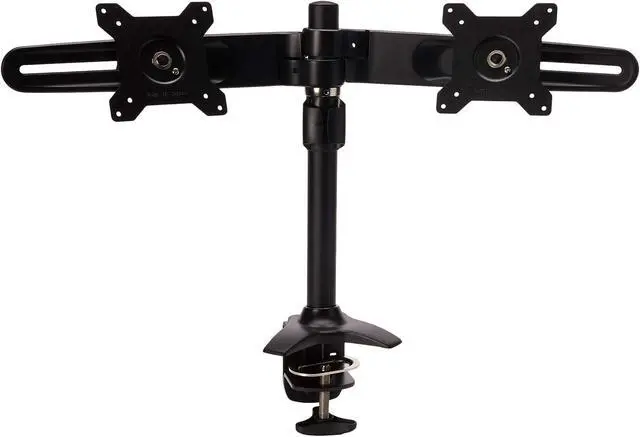Alt view image 4 of 10 - Amer Mounts AMR2C Dual Monitor Mount with Desk Clamp - 15" to 24" Monitors