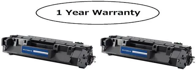 Main image of Search4Toner Compatible Replacement HP CF280A, 80A, 2PK, LJ Pro 400 M401 M425, Lower Cost Alternative to Name Brand, Overall Defect Rates Less Than 1%, 100% Satisfaction Guaranteed