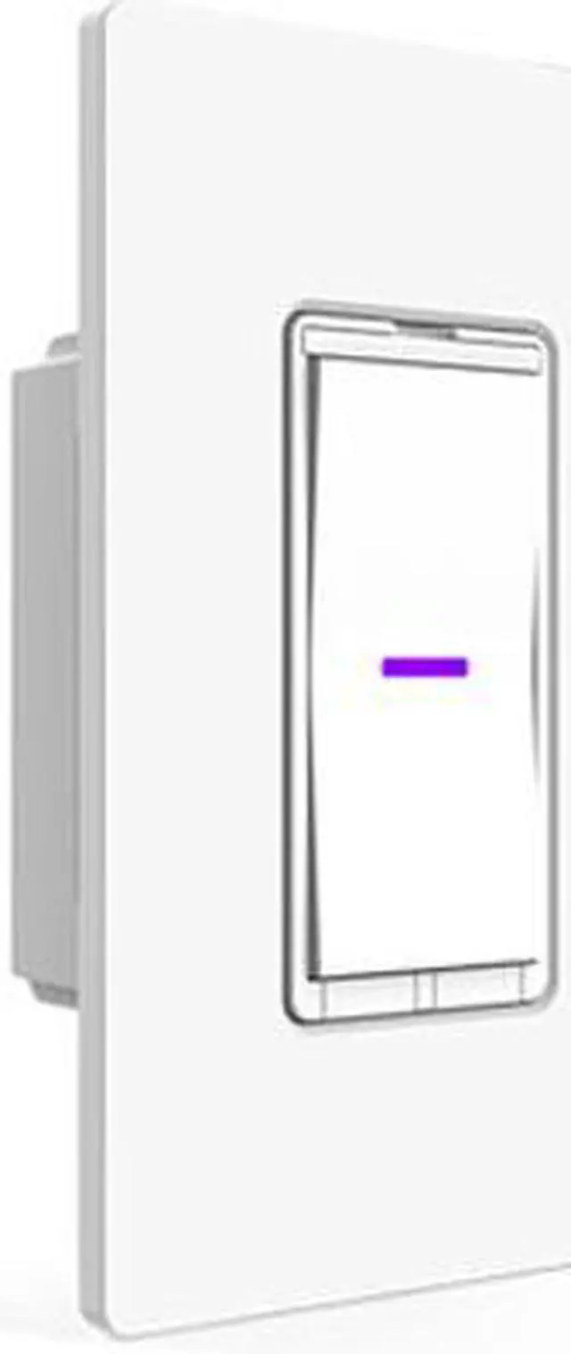 Main image of iDevices IDEV0008 Wall Switch Wifi Smart Light Switch Works With Alexa HomeKit