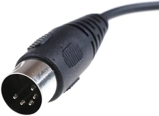 Alt view image 5 of 6 - 1pc 0.5m 5P Din MIDI Male Plug to 3.5mm 1/8in TRS Stereo Male Audio Cable For CD Player MP3 Smartphone