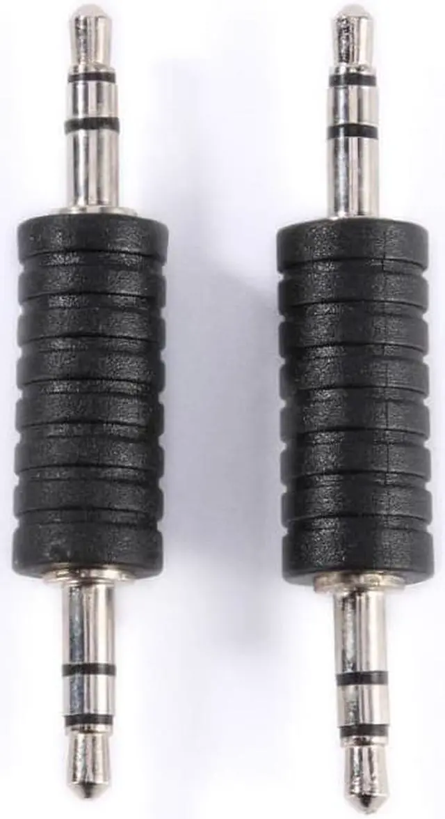 Alt view image 2 of 6 - 2pcs 3.5mm Jack Stereo Male to Male Audio Connector 3.5 Jack M to M Audio Plug TRS Connector Coupler Adapter Joiner Converter