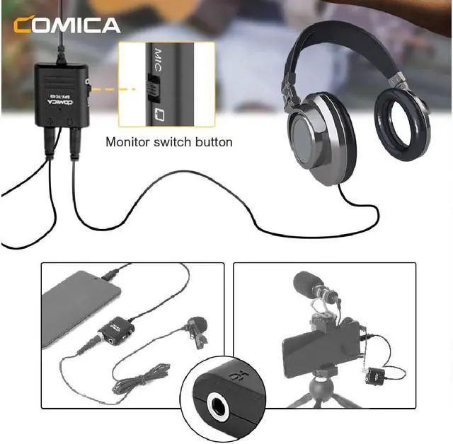 Alt view image 5 of 6 - Comica SPX TC Multi Functional 3.5mm TRS &TRRS to USB TYPE C Audio Cable Adapter for Huawei/Samsung/HTC Smartphone (1pcs)