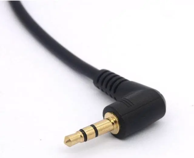 Alt view image 3 of 5 - LBSC Short 3.5mm Right Angle Cable, Gold Plated 90 Degree 3.5 Male to Male Audio Stereo Jack Plug Car Aux 3 Pole TRS (1pcs)