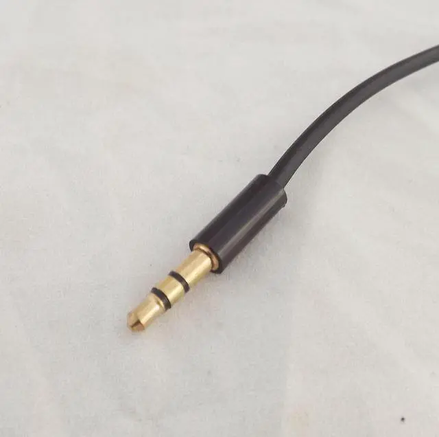 Alt view image 6 of 6 - 1pc 3.5mm 1/8" TRS Stereo Male Plug To Female Jack M/F Adapter Short Audio Cable 14cm
