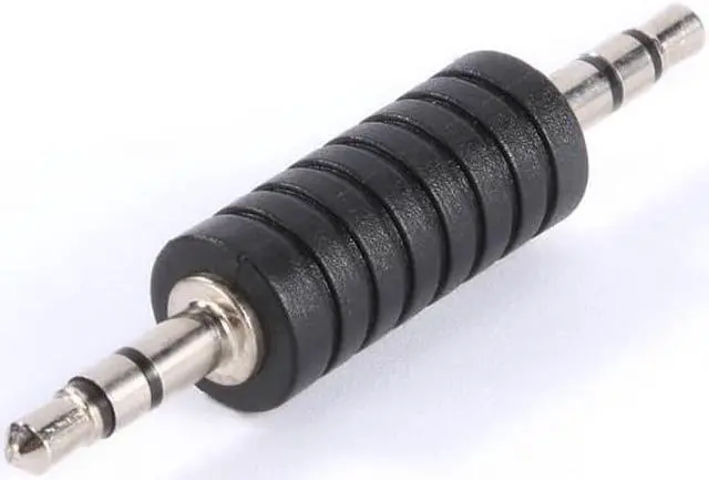 Alt view image 5 of 6 - 2pcs 3.5mm Jack Stereo Male to Male Audio Connector 3.5 Jack M to M Audio Plug TRS Connector Coupler Adapter Joiner Converter
