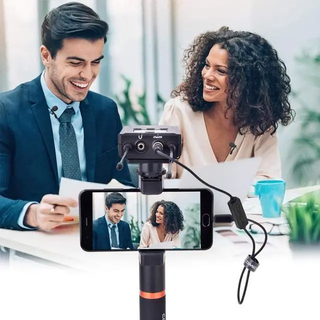 Alt view image 5 of 6 - COMICA CVM DL SPX(UC) 3.5mm TRS to USB Type C Mic Adapter for COMICA WM100/200/300 Wireless Microphone for USB C Smartphones (1pcs)