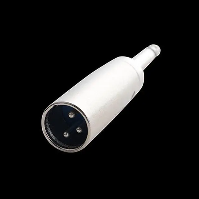 Alt view image 2 of 6 - Microphone Transform TRS Male To Male Adapter XLR Male To 1/4" 6.35mm Stereo Microphone Mic TRS Adapter (1pcs)