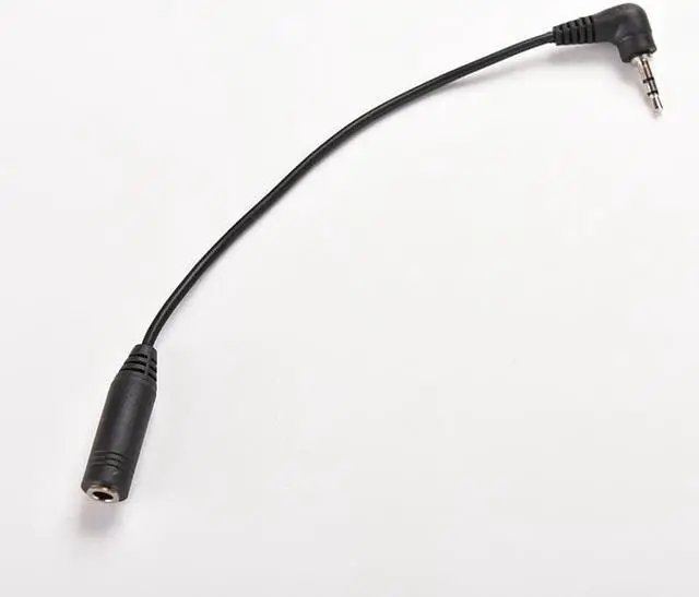 Alt view image 2 of 6 - 1pc 15.5cm Length 2.5mm Right Angle Male Plug To 3.5mm Female Jack Stereo AUX Audio TRS Socket DC Power Adapter Converter Cable