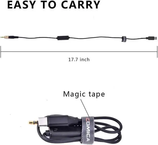 Alt view image 6 of 6 - COMICA CVM DL SPX(UC) 3.5mm TRS to USB Type C Mic Adapter for COMICA WM100/200/300 Wireless Microphone for USB C Smartphones (1pcs)