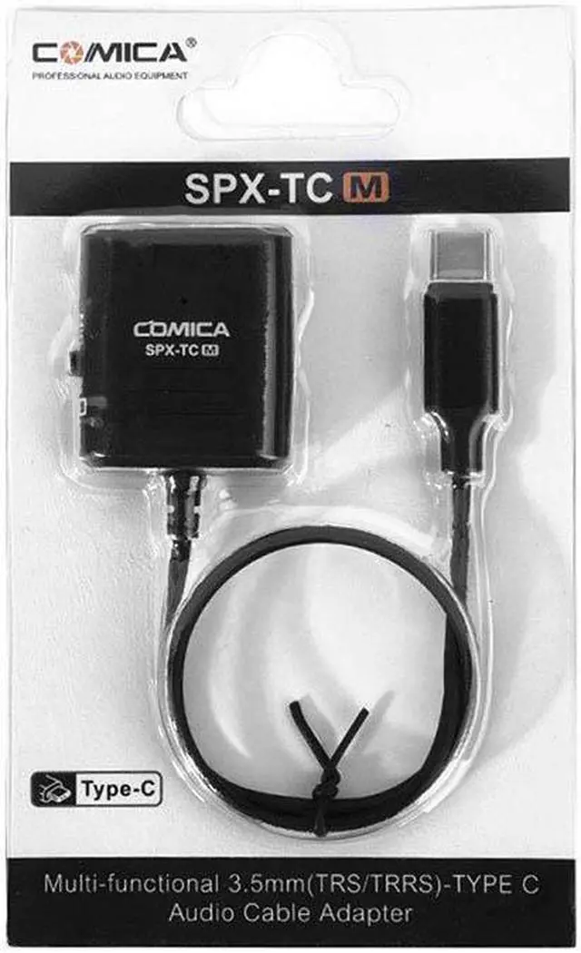 Alt view image 6 of 6 - COMICA SPX TC Multi Functional TRS TRRS 3.5mm Microphone to USB TYPE C Audio Cable Adapter for Huawei Samsung HTC Smartphones (1pcs)