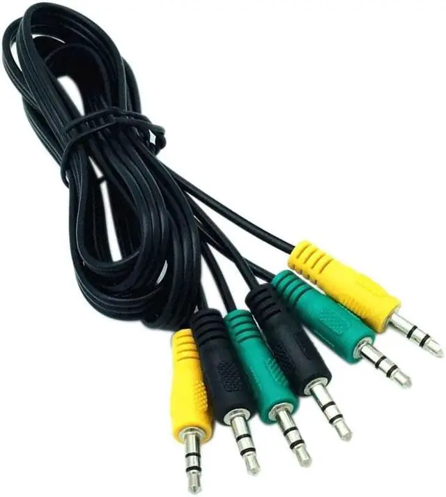 Alt view image 5 of 6 - 3.5mm Car Home 3 In 1 Headphones Audio Cable For 5.1 Channel TRS Jack Speaker Replacement Parts Adapter Converter Office Male (1pcs)