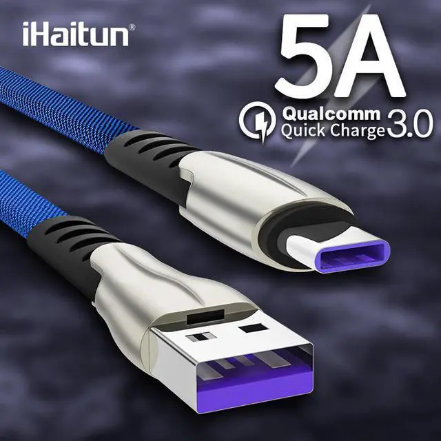 Alt view image 2 of 5 - i 5A USB Type C Cable For  P30 Pro P20 Lite  V20 10 9 Mate 30 20 3.1 3.0 Fast Charging  Cord Phone Charger