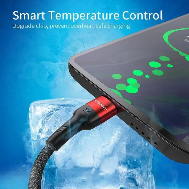 Alt view image 4 of 5 - Charging Cable Date Cable 5A USB Type-C Fast Charging Cable  USB Type C Cable USB-C Mole Phone Super Fast Charging