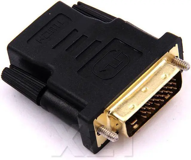 Alt view image 2 of 4 - 10pcs/lot est DVI 24+1 to HDMI Convert Gold Plated Male to Female 1080P HDTV Adapter Converter connector