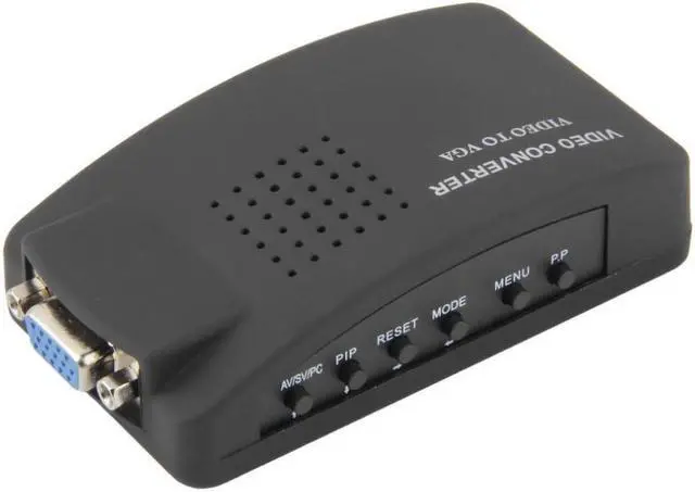 Alt view image 2 of 6 - 1pcs Composite Video AV S-Video RCA to PC Laptop VGA TV Converter adapter box Hot Worldwide Promotion