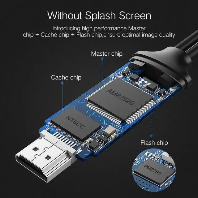Alt view image 4 of 6 - Ugreen HDMI Cable for iPhone 8 X 7 6s Plus iPad TV Android Phones to HDMI Adapter Full HD 1080P USB HDMI Converter Cable HDMI