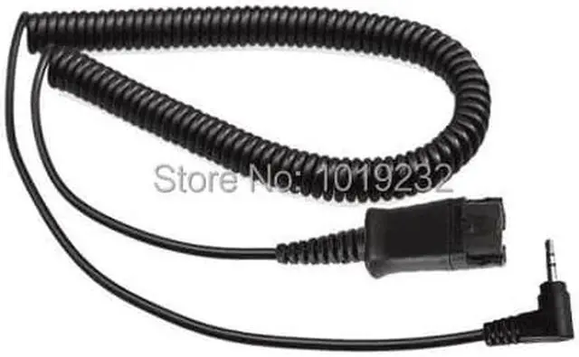 Alt view image 6 of 6 - Professional call center headset with 2.5mm plug for CISCO SPA series SPA501, 502,303G QD cord telephone headset