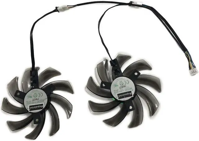 Alt view image 2 of 6 - 2Pcs/Set 87mm(90mm) GA91S2U GPU VGA Card Cooler Fan For Palit GeForce GTX 1080 1070Ti 1070 1060 Dual Video As Replacement