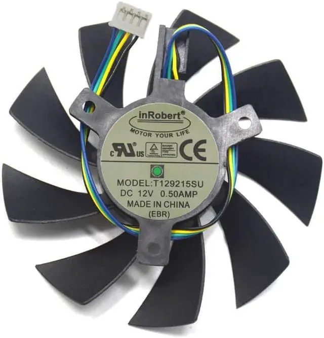 Alt view image 4 of 6 - 85MM T129215SH 4Pin Cooler Fan Replacement For ZOTAC GTX 1060 960 GTX1060 3GB ITX mini Graphics Video Card Cooling Fans
