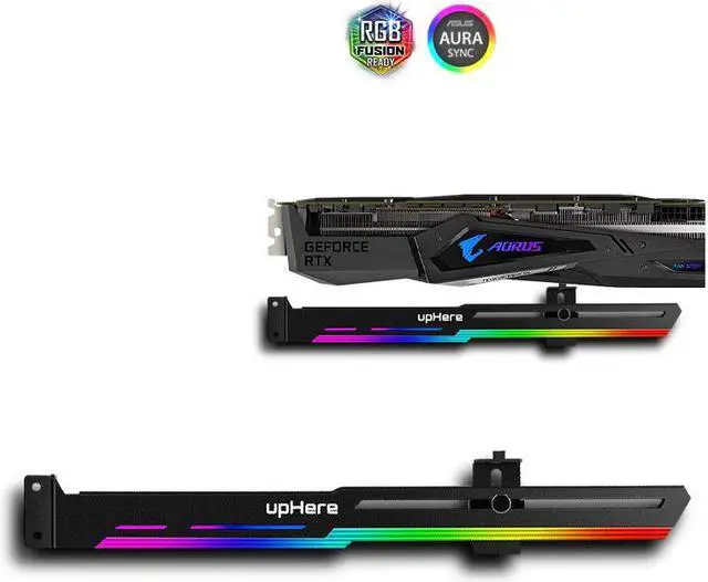 Main image of GPU bracket Graphics card Support frame RGB luminous pollution lamp Decoration companion 12V RGB/ 5V ARGB AURA SYNC