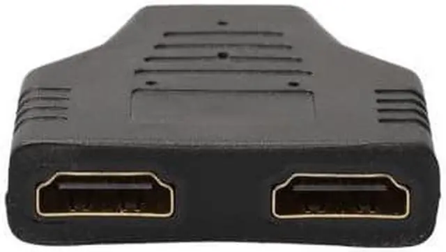 Alt view image 2 of 6 - 10 Packs HDMI Port Male to 2 Female Splitter Cable Professional 1 In 2 Out HDMI Adapter Converter Supports 1080P