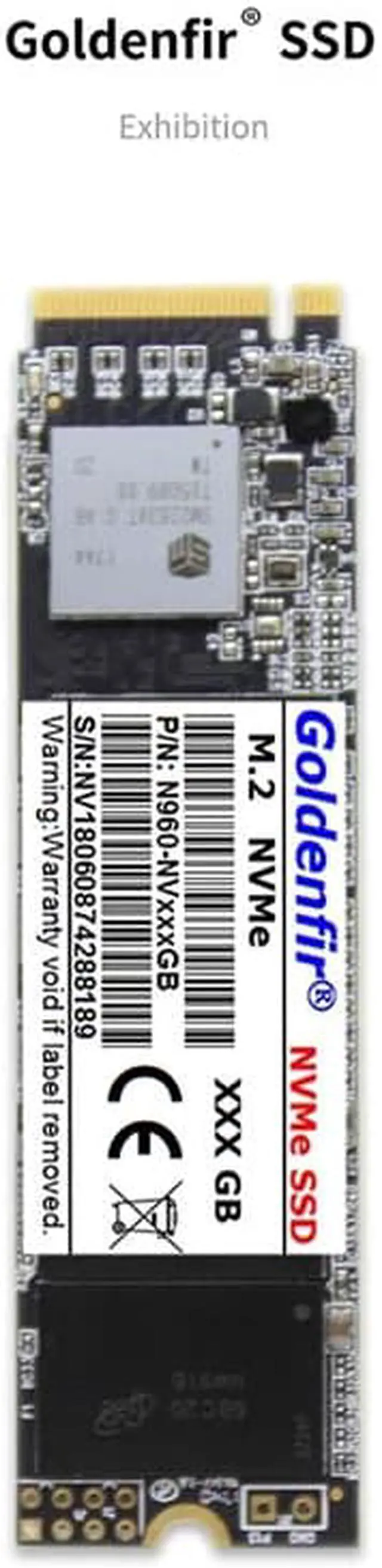 Alt view image 2 of 5 - M.2 SSD M2 256gb PCIe NVME 128GB 512GB 1TB Solid State Disk 2280 Internal Hard Drive HDD for Laptop Desktop MSI Asro