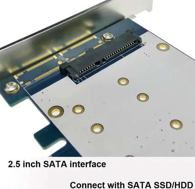 Alt view image 4 of 5 - HyperDuo PCI-E x4 SATA RAID Card Controller SATA3 Adapter PCI Express to 4 Ports SATA Riser Card