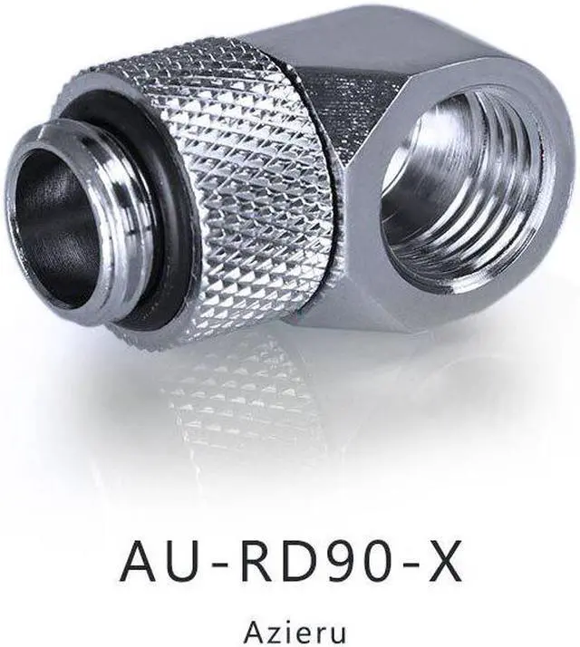 Alt view image 3 of 5 - Fitting Kit use Soft Pipe Hand Compression Connector Joint + Hose Tube + Switch Water Cooling Accessories Fitting