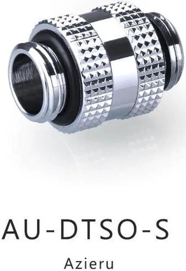 Alt view image 4 of 5 - Fitting Kit use Soft Pipe Hand Compression Connector Joint + Hose Tube + Switch Water Cooling Accessories Fitting