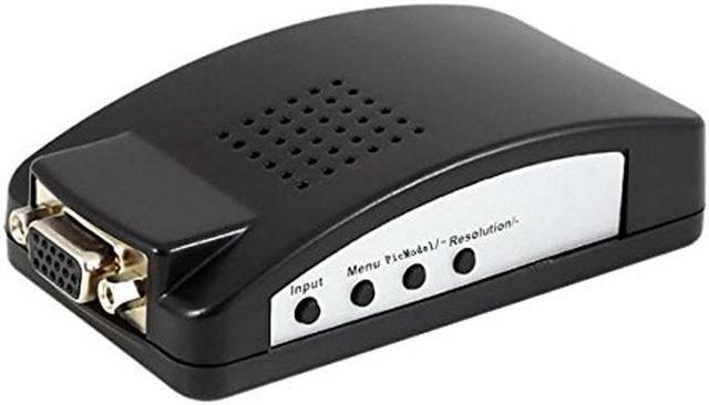 Alt view image 5 of 5 - BNC PC to TV Converter, VGA Adapter, RCA, Cinch, S-Video Cable Converter for SVHS Black