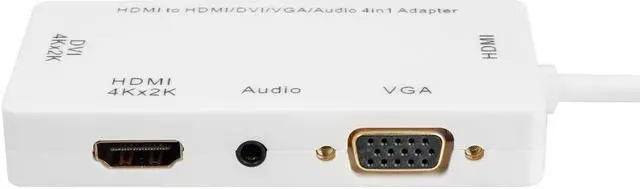 Alt view image 5 of 6 - GREATLINK 4in1 All in One HDMI to HDMI VGA DVI Audio With Micro USB Converter Adapter Cable for Laptop Video Card Computers
