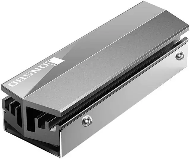 Alt view image 4 of 5 - M.2 2280 SSD Heatsink With 5V/3Pin ARGB Lights Hard Drive Disk Cooling SSD Aluminum Radiator