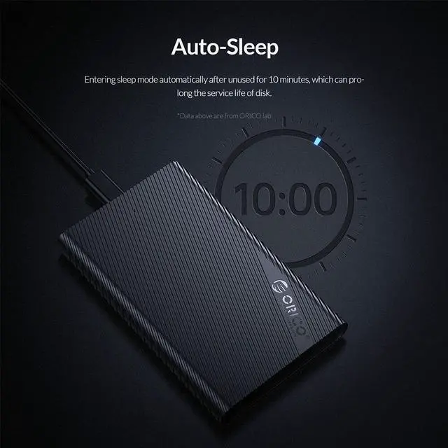 Alt view image 5 of 6 - 2.5 Inch HDD Case SATA to USB 3.0 5Gbps 4TB HDD SSD Enclosure Support UASP HD External Hard Disk Box for 7-9.5mm HDD Box