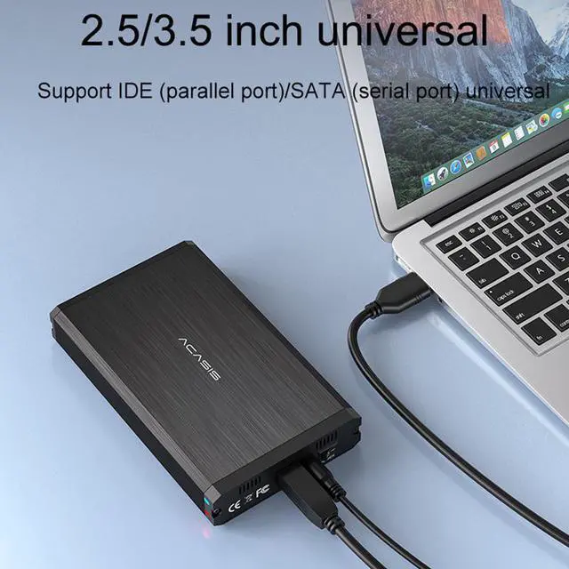 Alt view image 2 of 5 - 2.5/3.5 Inch HDD Case USB 2.0 SATA IDE HDD Enclosure External HD Case for Mobile HDD SSD Disk Case Hard Drive Box