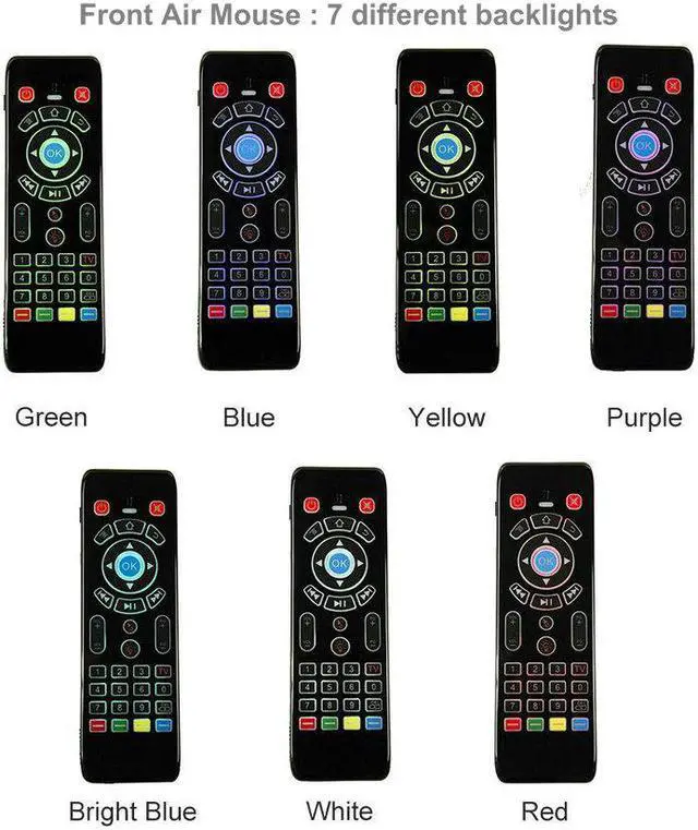 Alt view image 5 of 6 - Voice Remote  Fly Air Mouse ir learning  2.4G Wireless Mini Keyboard Touchpad Gyroscopefor Andriod Smart TV box