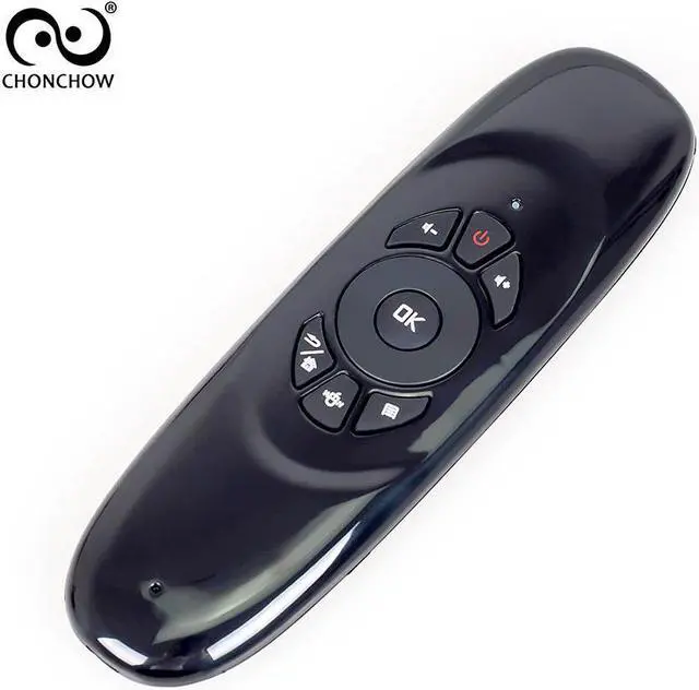 Alt view image 4 of 6 - C120 2.4G Mini Wireless Keyboard Gyroscope Air Fly Mouse Universal Remote Control With USB Receiver For Android TV Box Smart TV