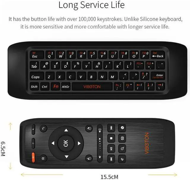 Main image of 2.4G Fly Air Mouse Raspberry pi 3 Wireless Keyboard Remote control Learning keyboard Combo for Android Smart TV Box Computer