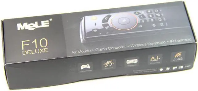 Alt view image 6 of 6 - Mele F10 Deluxe Fly Air Mouse 2.4GHz Wireless Keyboard Remote Control with IR Learning Function For Smart Android Tv Box Mini Pc