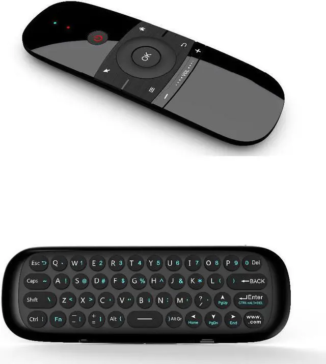 Main image of W1 Russian/English MINI Air Mouse Wireless Keyboard 2.4G Mention Sensing Fly Air Mouse For Android TV Box/PC/TV