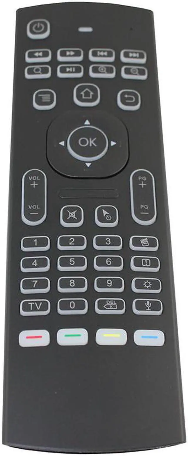Alt view image 2 of 6 - MX3-M-L Portable 2.4G Fly Air Mouse Backlight with Voice Wireless Keyboard Controller Air Mouse for Smart TV box Projector HTPC