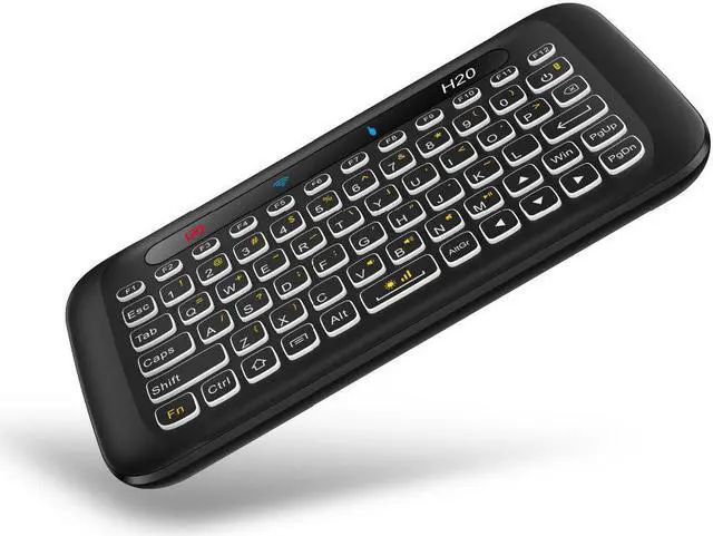 Alt view image 5 of 6 - H20 Wireless Keyboard Backlight Full Screen Touchpad Handheld Remote Control Mini 2.4G Fly Air Mouse For Laptop X96 Mini Android