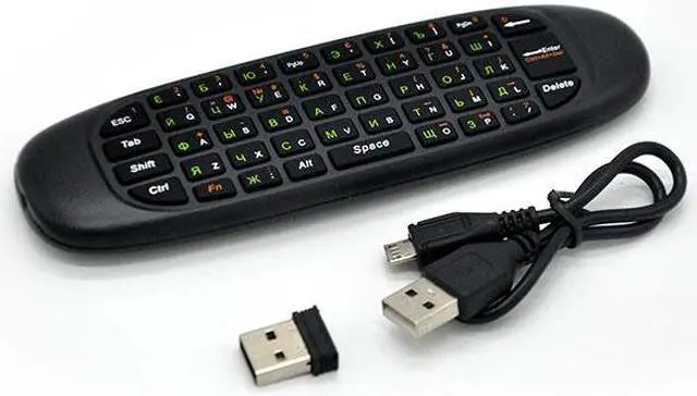 Alt view image 3 of 6 - C120 All in one 2.4G air mouse Rechargeable Wireless remote control Keyboard for Android TV Box Computer Russian English Version