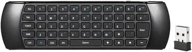 Alt view image 4 of 6 - Mini 2.4GHz Wireless QWERTY Keyboard  Handheld Air Mouse Remote Control 6 Gxes Gyroscope for Windows /Mac OS/Linux/TV Box