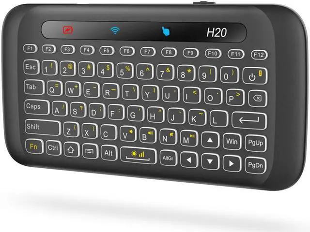 Alt view image 5 of 6 - WESOPRO 2.4GHz Air Mouse Wireless Keyboard H20 with backlight and touchpad for Android TV Box TX3 mini X92 X96 H96 T95 A95X