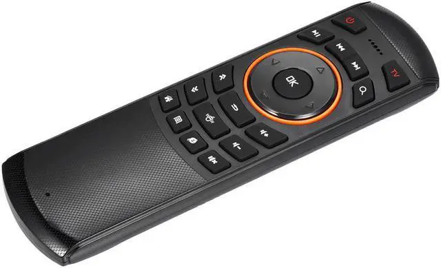 Alt view image 3 of 6 - Mini 2.4GHz Wireless QWERTY Keyboard  Handheld Air Mouse Remote Control 6 Gxes Gyroscope for Windows /Mac OS/Linux/TV Box